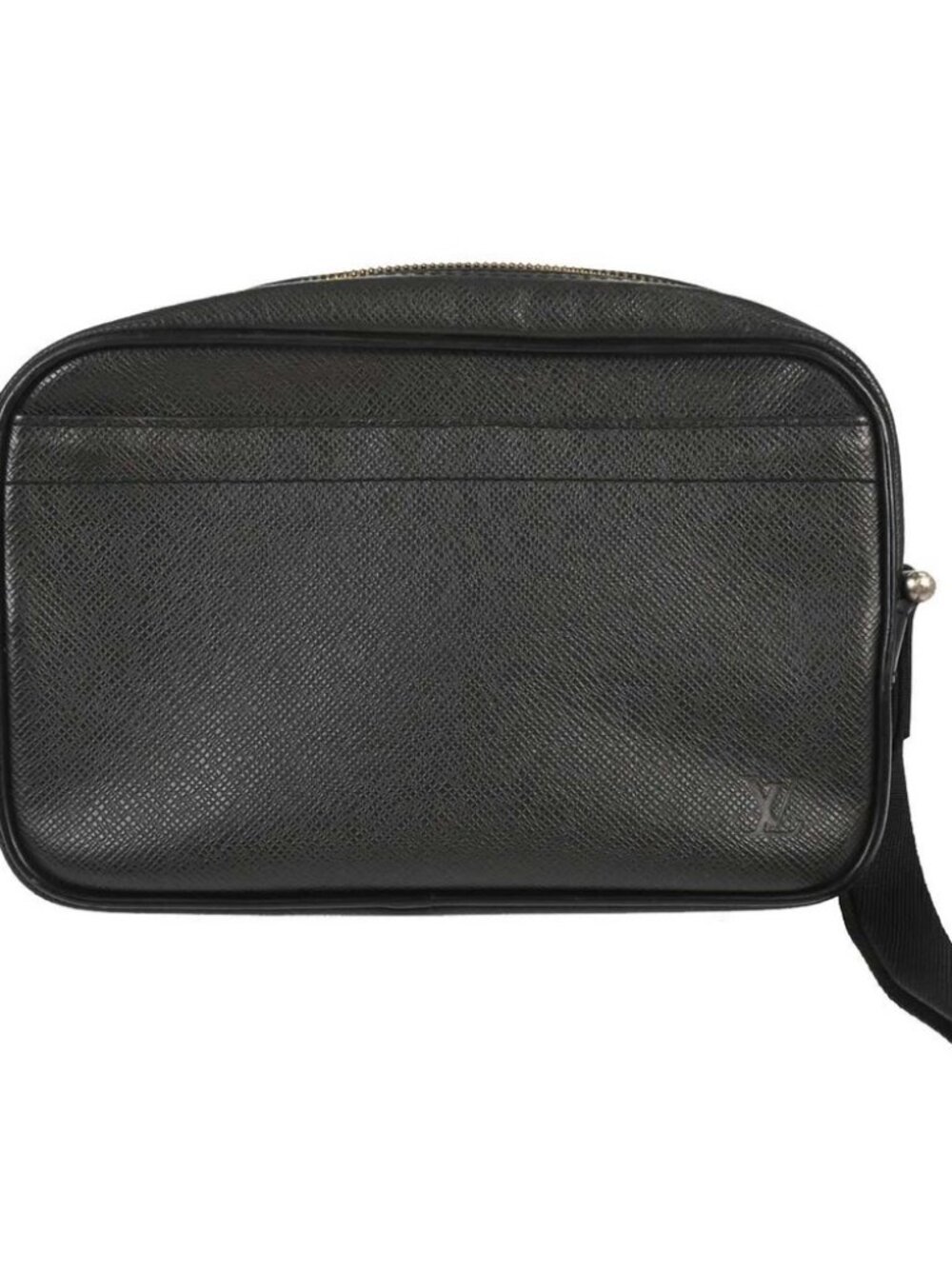 Louis Vuitton Taiga Kalga Black Clutch Bag